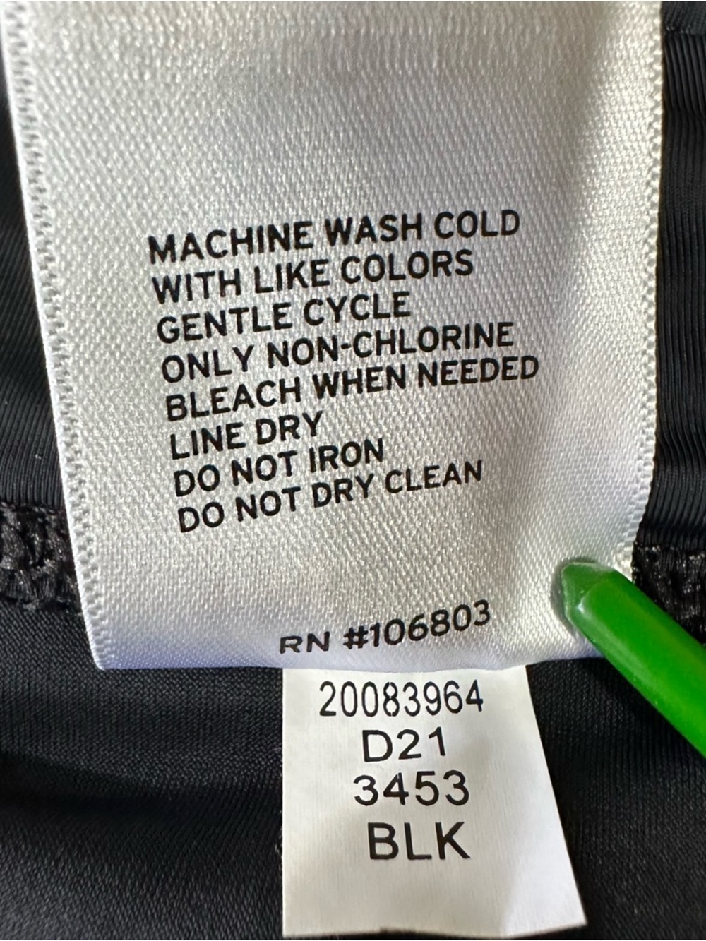 Duluth Trading Co Plus Size Suit Up Swim Skort Black 18 - Picture 6 of 6